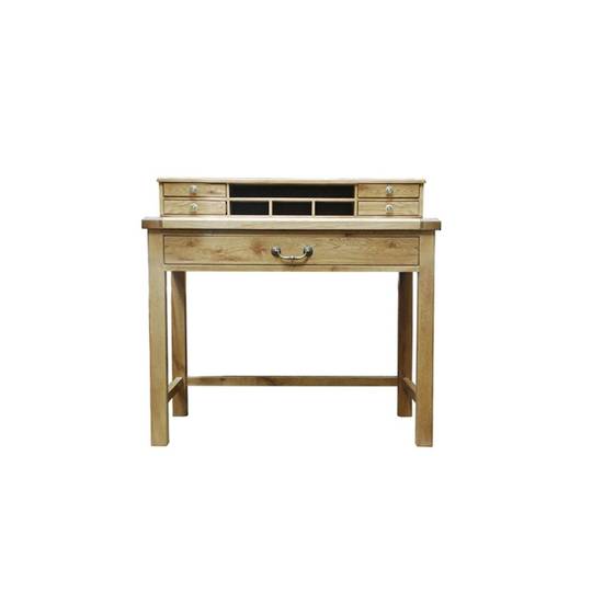 Oak Study Desk With Drawers